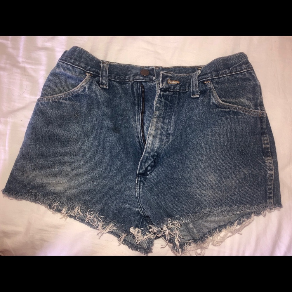 Rustler denim shorts.